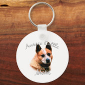 Australian Cattle Dog Ma 2 Sleutelhanger (Achterkant)