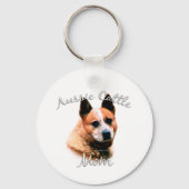 Australian Cattle Dog Ma 2 Sleutelhanger (Achterkant)