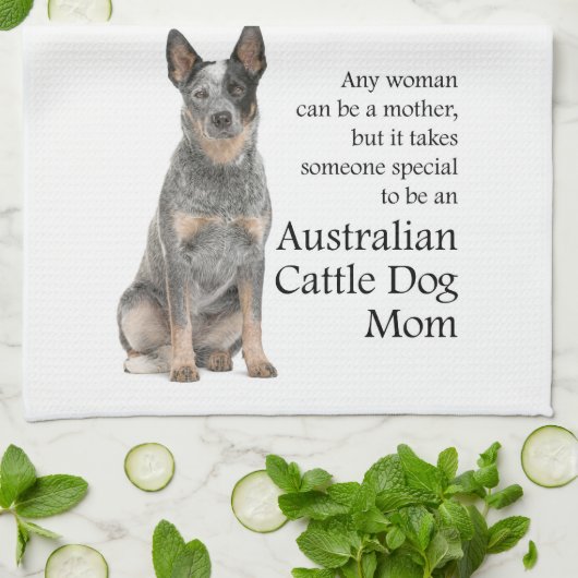 Australian Cattle Dog Ma Kitchen Towel Theedoek (Gevouwen)
