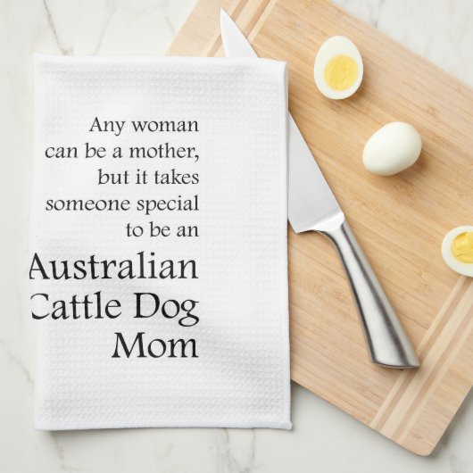 Australian Cattle Dog Ma Kitchen Towel Theedoek (Quarter Fold)