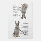 Australian Cattle Dog Ma Kitchen Towel Theedoek (Verticaal)