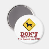 Australian Cattle Dog Magneet (Voorkant / Achterkant)