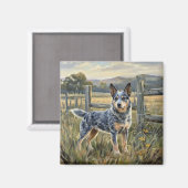 Australian Cattle Dog Magneet (Voorkant / Achterkant)