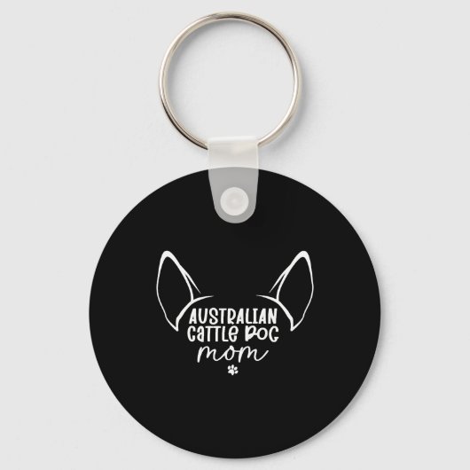 Australian Cattle Dog mama Sleutelhanger (Voorkant)
