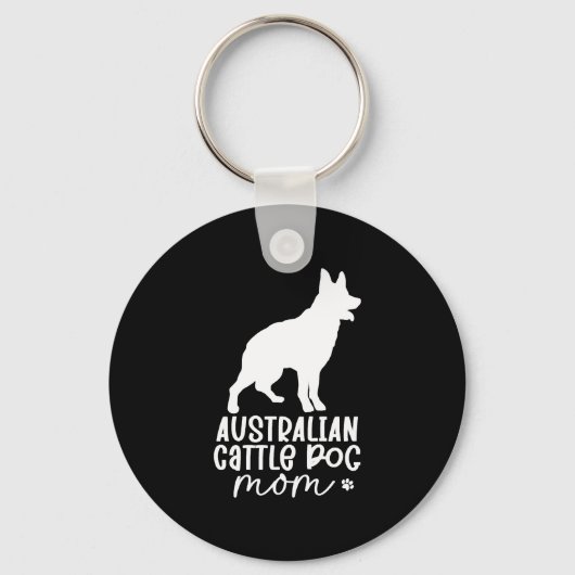 Australian Cattle Dog mama Sleutelhanger (Voorkant)