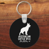 Australian Cattle Dog mama Sleutelhanger (Voorkant)