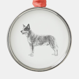Australian Cattle Dog Metalen Ornament