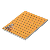 Australian Cattle Dog naast een Jack-O-Lantern Notitieblok (Linkerzijde)