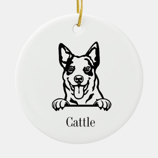 Australian Cattle Dog ornament (Voorkant)