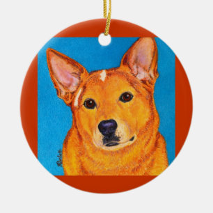 Australian Cattle Dog Ornament - "Rood"