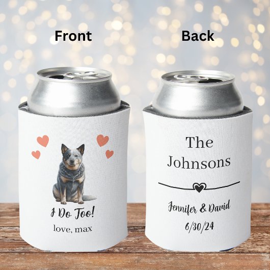 Australian Cattle Dog Pet Bruiloft Koelbox Blikjeskoeler