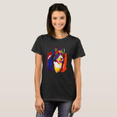 Australian Cattle Dog Pop Dog T-shirt (Voorkant volledig)