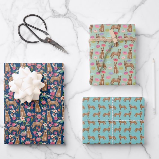 Australian Cattle Dog Red Heeler Inpakpapier Vel (Voorkant)