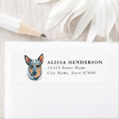 Australian Cattle Dog Return Address Labels (Insitu)