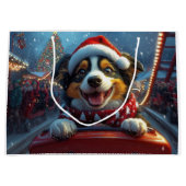 Australian Cattle Dog Roller Onderzetter Kerst Groot Cadeauzakje (Voorkant)