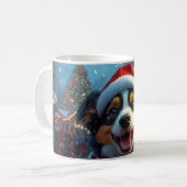 Australian Cattle Dog Roller Onderzetter Kerst Koffiemok (Voorkant links)