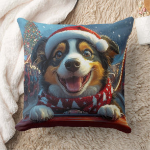 Australian Cattle Dog Roller Onderzetter Kerst Kussen