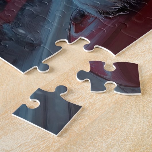 Australian Cattle Dog Roller Onderzetter Kerst Legpuzzel (Zijkant)