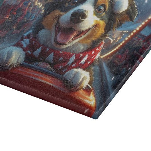 Australian Cattle Dog Roller Onderzetter Kerst Snijplank (Hoek)