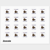 Australian Cattle Dog Ronde Sticker (Vel)