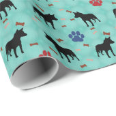 Australian Cattle Dog Shadow Cadeaupapier (Rol Hoek)