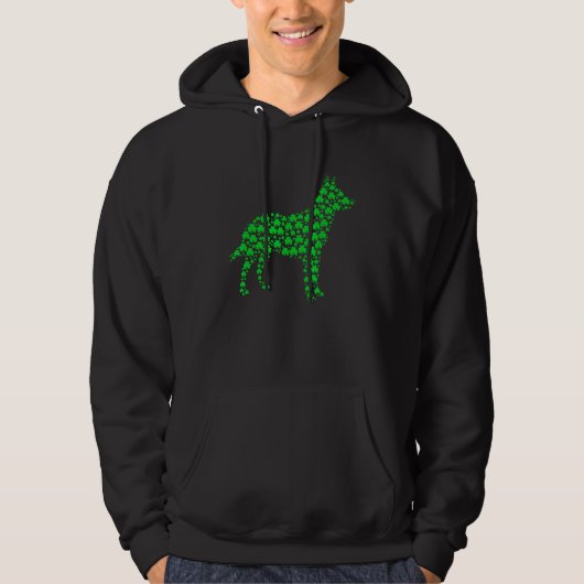Australian Cattle Dog Shamrock St Patrick S Day Pu Hoodie (Voorkant)