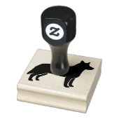 Australian Cattle Dog Silhouette Heeler Rubberstempel (Stempel)