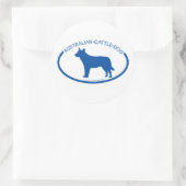 Australian Cattle Dog Silhouette Sticker (Tas)