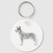 Australian Cattle Dog Sleutelhanger (Voorkant)