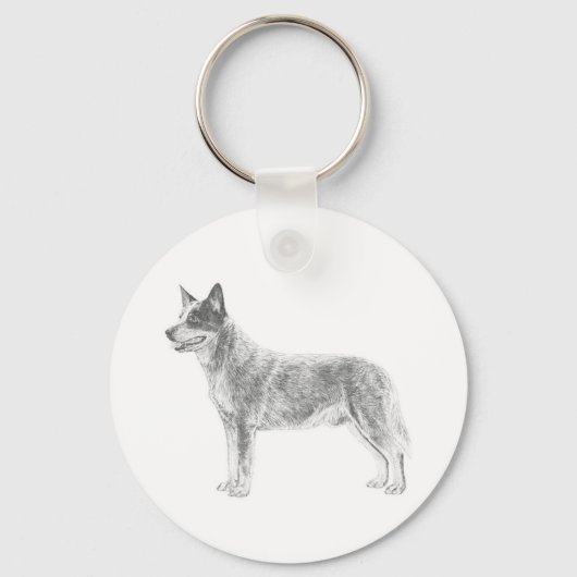 Australian Cattle Dog Sleutelhanger (Voorkant)