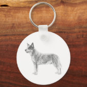 Australian Cattle Dog Sleutelhanger (Voorkant)