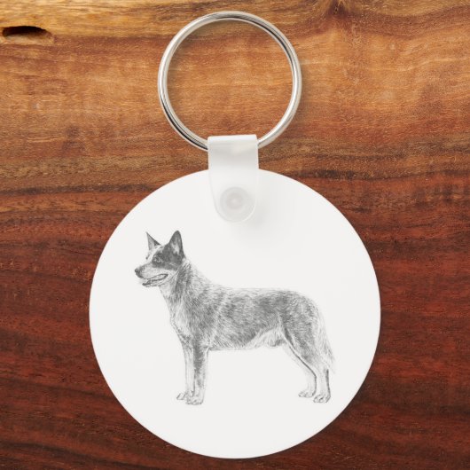 Australian Cattle Dog Sleutelhanger (Voorkant)