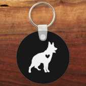 Australian Cattle Dog Sleutelhanger (Voorkant)