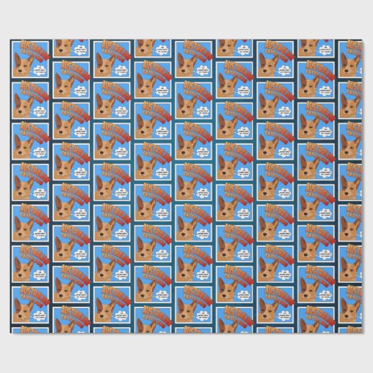 Australian Cattle Dog - superheld van honden! Wrap Cadeaupapier (Vlak)