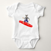 Australian Cattle Dog Surfer Romper (Voorkant)