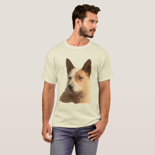 Australian Cattle Dog T-shirt (Voorkant volledig)
