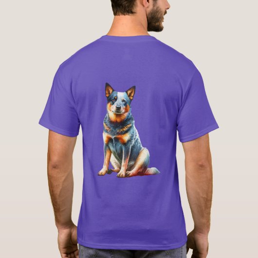 Australian Cattle Dog T-shirt (Achterkant)