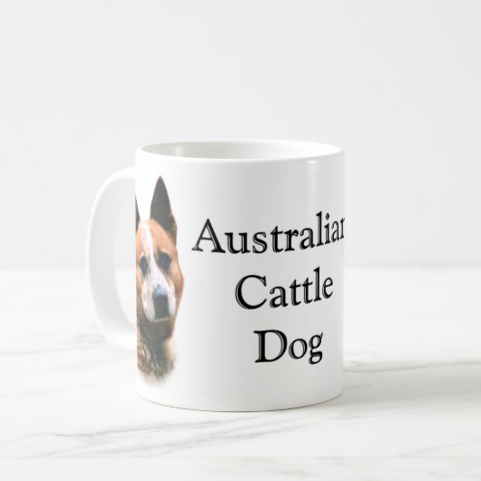 Australian Cattle Dog Trivia Mok (Voorkant links)
