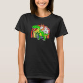 Australian Cattle Dog Unicorn Dinosaur Rex T-shirt (Voorkant)