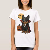 Australian Cattle Dog Vampire T-Shirt (Voorkant)