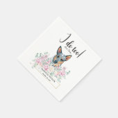 Australian Cattle Dog Wedding Cocktail Napkins Servet (Hoek)