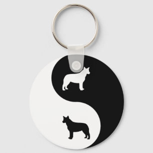 Australian Cattle Dog Yin Yang Sleutelhanger