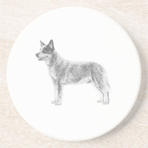 Australian Cattle Dog Zandsteen Onderzetter