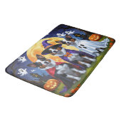 Australian Cattle Dogs Pumpkin Halloween Grappig Badmat (Gekanteld)