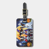 Australian Cattle Dogs Pumpkin Halloween Grappig Bagagelabel (Voorkant verticaal)