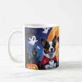 Australian Cattle Dogs Pumpkin Halloween Grappig Koffiemok (Links)