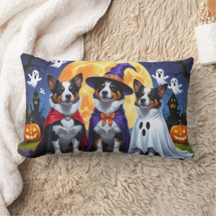 Australian Cattle Dogs Pumpkin Halloween Grappig Kussen