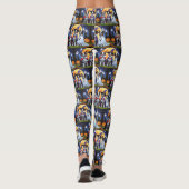 Australian Cattle Dogs Pumpkin Halloween Grappig Leggings (Achterkant)