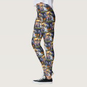 Australian Cattle Dogs Pumpkin Halloween Grappig Leggings (Links)
