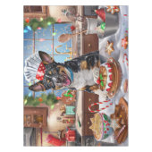 Australian Cattle Holiday Baking Feestelijke Kerst Tafelkleed (Voorkant)